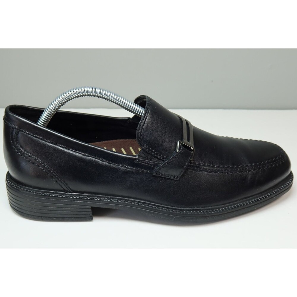 Bostonian Flexlite Mens Shoes Size 8.5M Black Leather Slip On Casual Loafers - Picture 3 of 16